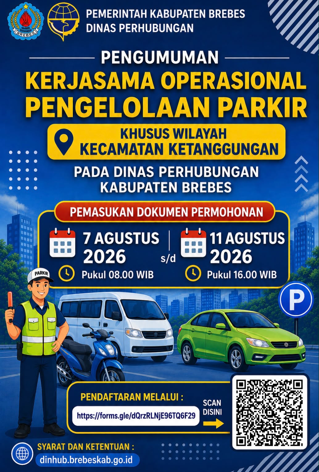 Pengumuman Lelang Parkir Kecamatan Ketanggungan